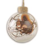 STEKLENA BUNKA R+W Z MOTIVOM GOZDNIH ŽIVALI 100 MM SORTIRANO