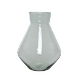 VAZA DECORIS STEKLENA, PROZORNA V 25 CM, FI 20 CM