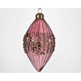 STEKLENE BUNKE ROZA BARVE, RAZLIČNE OBLIKE