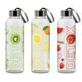 STEKLENICA ZA VODO ALPEKS 500 ML DETOX RAZLIČNI VZORCI