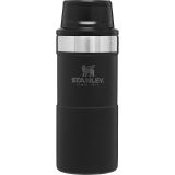 STANLEY THE CLASSIC TRIGGER-ACTION TRAVEL MUG 0.35L, MAT ČRNA VAKUUMSKO IZLOIRANA STEKLENIČKA