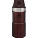 STANLEY THE CLASSIC TRIGGER-ACTION TRAVEL MUG 0.35L, WINE RDEČA, VAKUUMSKO IZLOIRANA STEKLENIČKA