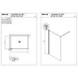 STENA SAMOSTOJEČA KOLPA SAN CALYPSO WO 120-UNI B/1 PROZ. STEK. ČRNI PROF.