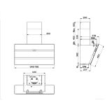STENSKA KUHINJSKA NAPA FABER STEELMAX EV8 LED BK/X A55