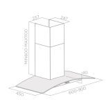 STENSKA KUHINJSKA NAPA TURBOAIR IRIS IX/BL/A/60