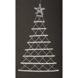 STENSKA DEKORACIJA GLOSSTYLE STENSKA LESENA JELKA 120 CM VIŠINE MREŽASTA