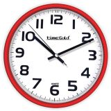 STENSKA URA TIMEGOLD TIMEGOLD 28CM RDEČA