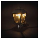 STENSKA VRTNA SVETILKA EMOS ADENIA LED SENZOR 1XE27 19.8X15X29.8 CM 15W