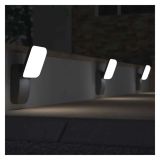 STENSKA VRTNA SVETILKA EMOS NIKA LED 12X12X20 CM 12.5W TOPLA BELA