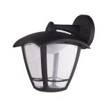 STENSKA VRTNA SVETILKA FEROTEHNA LANTERNA DOWN 8W LED PVC, ČRNA