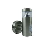 STENSKA VRTNA SVETILKA FEROTEHNA OSLO H23 7W INOX, S SENZORJEM