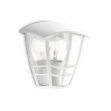 STENSKA VRTNA SVETILKA PHILIPS 15387/31/16 CREEK 1X60W E27 BELA