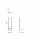 STENSKA VRTNA SVETILKA PHILIPS 16932/93/16 FEATHER 1X18W E27 ANTRACIT