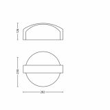 STENSKA VRTNA SVETILKA PHILIPS 17253/47/16 VINE 1X20W E27 INOX