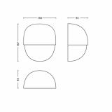 STENSKA VRTNA SVETILKA PHILIPS 17256/87/16 FOREST 1X12W E27 SIVA