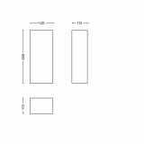 STENSKA VRTNA SVETILKA PHILIPS 17260/42/16 IDYLLE 1X15W E27 ČRNA