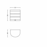 STENSKA VRTNA SVETILKA PHILIPS CALGARY 1X3.5W INOX, LED