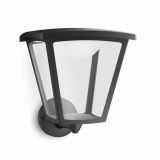 STENSKA VRTNA SVETILKA PHILIPS COTTAGE 1X4.5W LED 15480/30/16 ČRNA