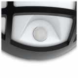 STENSKA VRTNA SVETILKA PHILIPS EAGLE 1X3.5W ČRNA, LED