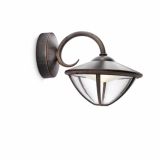 STENSKA VRTNA SVETILKA PHILIPS EDEN 1X7.5W RJAVA,