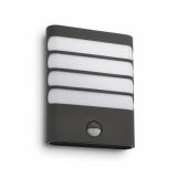 SENZORSKO SVETILO PHILIPS RACCON 1X3W S SENZORJEM ANTRACIT, LED