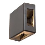 STENSKA VRTNA SVETILKA RABALUX LIPPA ČRNA 6W 7317