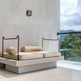 STENSKA VRTNA SVETILKA RABALUX LIPPA ČRNA 6W 7317