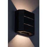 STENSKA VRTNA SVETILKA RABALUX LIPPA ČRNA 6W 7319