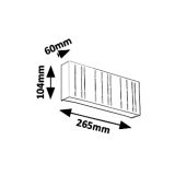 STENSKA VRTNA SVETILKA RABALUX MARIBOR 12W BELA
