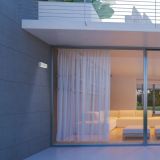 STENSKA VRTNA SVETILKA RABALUX MATARO 10W L18CM BELA