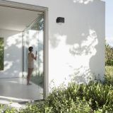 STENSKA VRTNA SVETILKA RABALUX MATARO 7W L9CM ČRNA