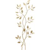 DEKORACIJA EH STENSKA, LISTJE, ZLATA 81.5X32.5X2 CM