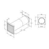 CEV ZA NAPO SICCABO STENSKI TELESKOP SISTEM OKROGLE CEVI 150 MM