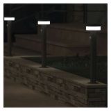 STOJEČA VRTNA SVETILKA EMOS TERION S PIR SENZORJEM 12.5 X 12.5 X 50 CM