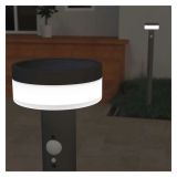 STOJEČA VRTNA SVETILKA EMOS TERION S PIR SENZORJEM 12.5 X 12.5 X 80 CM