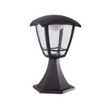 STOJEČA VRTNA SVETILKA FEROTEHNA LANTERNA 8W LED PVC, ČRNA