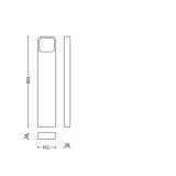 LED ZUNANJA TALNA SVETILKA PHILIPS MOONBOW 3W