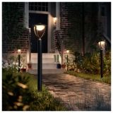 STOJEČA VRTNA SVETILKA PHILIPS ROBIN 1X4.5W LED 15473/30/16 ČRNA