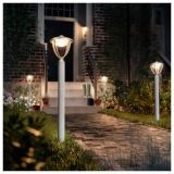 STOJEČA VRTNA SVETILKA PHILIPS ROBIN 1X4.5W LED 15473/31/16 BELA