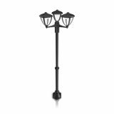 STOJEČA VRTNA SVETILKA PHILIPS ROBIN 3X4.5W LED 15475/30/16 ČRNA