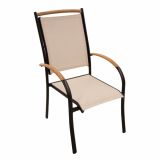 STOL IZ TEKSTILENA BIVA MODENA NAKLADALEN BEŽ