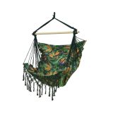 GUGALNA MREŽA DECORIS STOL VISEČI, 130X100 CM TROPSKI TISK