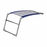 STOL ZA KAMPIRANJE DUKDALF PODALJŠEK SAMPLER 4049 MODRO SIVE BARVE