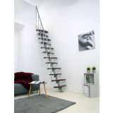 STOPNICE MINKA NIZZA SIVA/TEMNA BUKEV