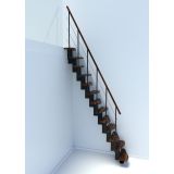 STOPNICE MINKA QUATRO ČRNA/TEMNA BUKEV