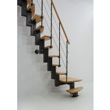 STOPNICE MINKA QUATRO TURN ČRNA/BUKEV