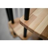 STOPNICE MINKA SUONO SMART 120X65 CM ČRNA/BUKEV