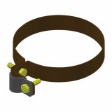 STRELOVODNI PRIBOR HERMI OBJEMKA CEVNA KON11 A 100 RF/PVC RJAVA-V 8-10