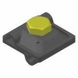 STRELOVODNI PRIBOR HERMI SPONKA VEZNA SIMPLE KON04A 40X40 RF M10 FI 8