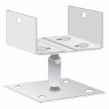 VEZNI ELEMENT ŽELEZNINA PODSTAVEK Z NOGO NASTAV. Š: 10-15 CM, V: 13-18 CM